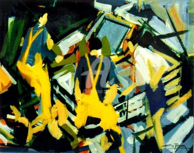 Pintura titulada "DEBARQUEMENT DE LA…" por Gilbert Tymen, Obra de arte original