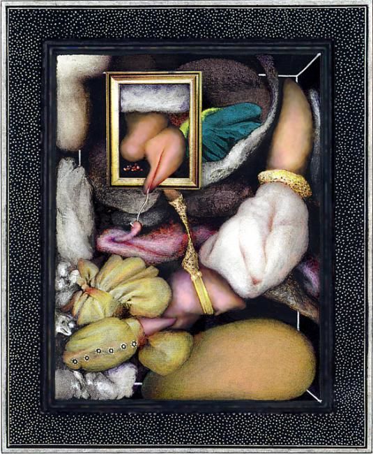 Painting titled "passage du dormeur" by Gil Angelo Gazzoli, Original Artwork
