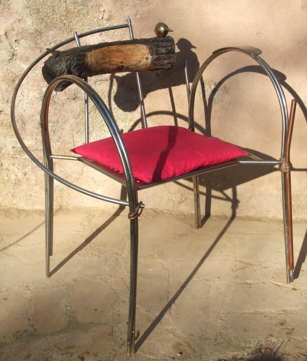 Design intitolato "chaise-1.jpg" da Gilles Bonnin, Opera d'arte originale