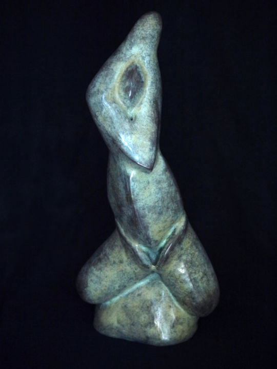 Скульптура под названием "Nataraja" - Gilles De La Buharaye, Подлинное произведение искусства