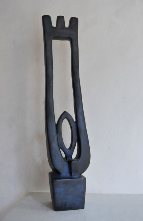 Sculpture titled "Solstice" by Gilles De La Buharaye, Original Artwork, Metals