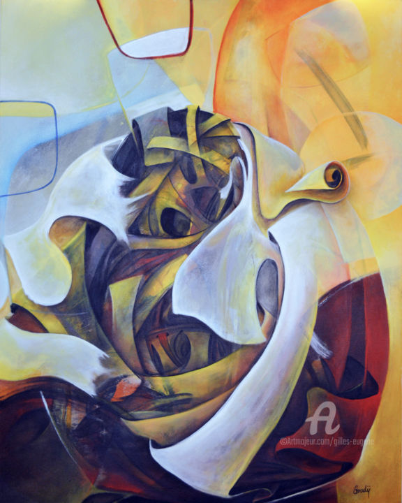 Pittura intitolato "Vonvonnaj" da Gilles Eugene (Goodÿ), Opera d'arte originale, Acrilico Montato su Barella di tela
