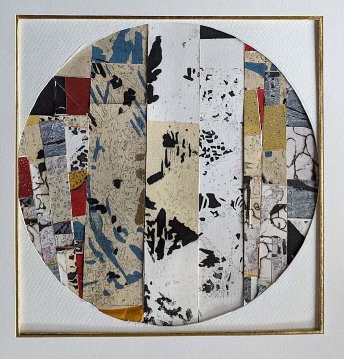 "puzzllerond" başlıklı Baskıresim Gilles Nickelsen tarafından, Orijinal sanat, Gravür
