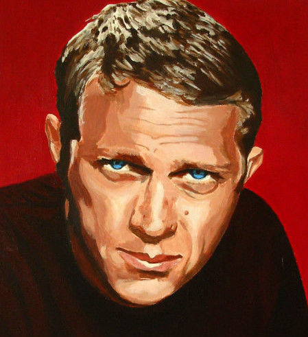 Peinture intitulée "steve.jpg" par Gil Spinning Wheel, Œuvre d'art originale,
