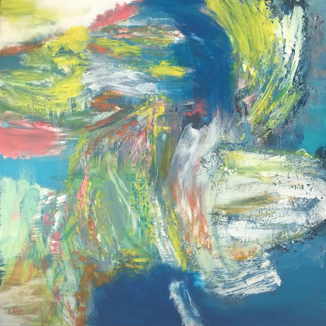 Peinture intitulée "« Mangrove »." par Gilles Surgès, Œuvre d'art originale, Acrylique