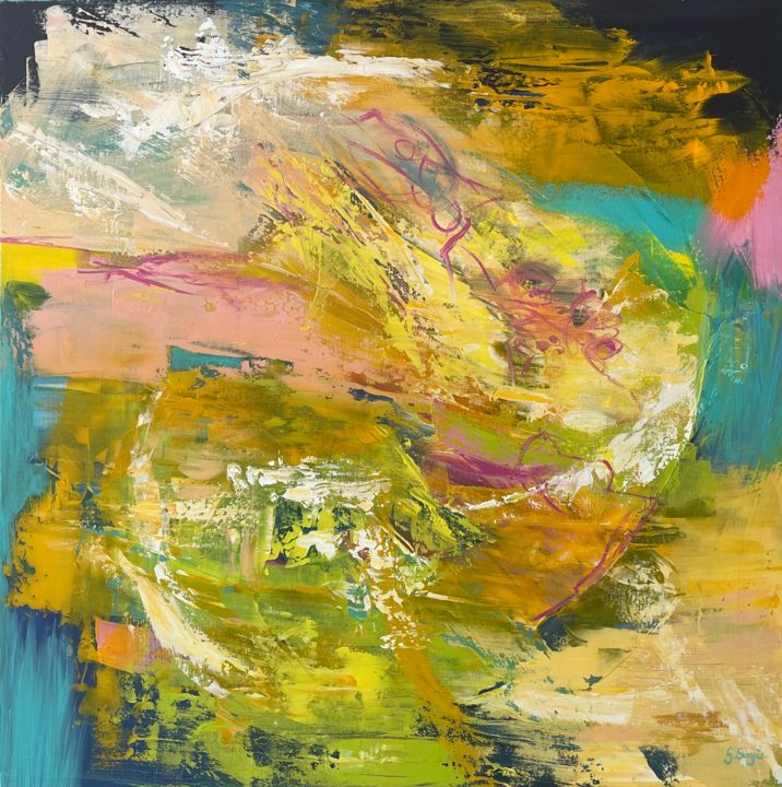 Peinture intitulée "« Éclats »." par Gilles Surgès, Œuvre d'art originale, Acrylique