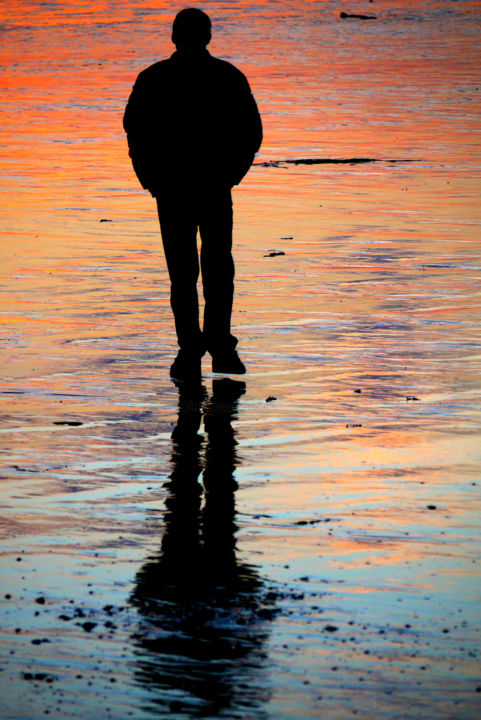 Photographie intitulée "sans titre: reflet ." par Gilles Mével, Œuvre d'art originale, Photographie numérique Monté sur Alum…