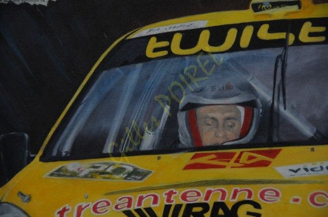 Peinture intitulée "RALLYE DU GIER 2009…" par Gilles Poirel, Œuvre d'art originale,