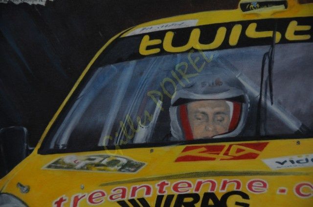 Pittura intitolato "RALLYE DU GIER 2009…" da Gilles Poirel, Opera d'arte originale