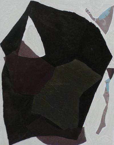 Painting titled "Collage 8.2011" by Gimalac, Original Artwork, Oil