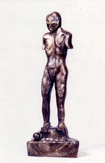 Rzeźba zatytułowany „Cotidie” autorstwa Gioba, Oryginalna praca, Odlew