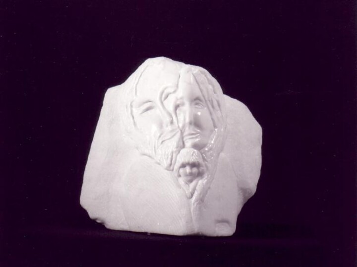 Sculpture titled "Piezz'e core" by Gioba, Original Artwork, Stone
