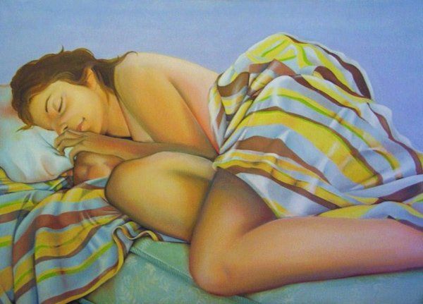 Painting titled "sogno" by Gioia Concetta, Original Artwork, Oil