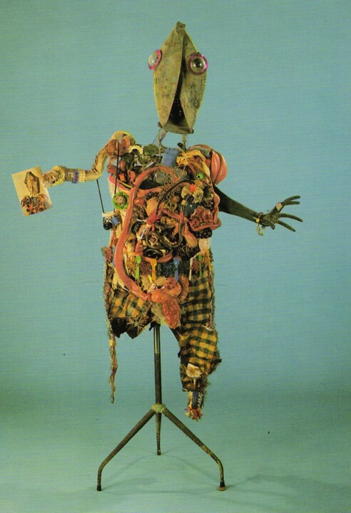 Skulptur mit dem Titel "Prothesized Figure.…" von Giorgio Bertin, Original-Kunstwerk