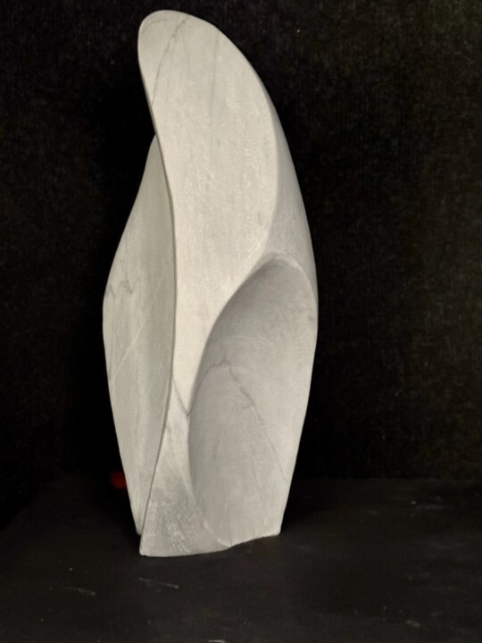 Sculpture titled "le tra pievi 3" by Giorgio Romegialli (GA), Original Artwork, Stone