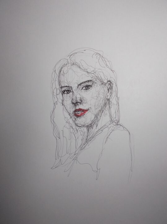 Drawing,  18.1x12.6 in 