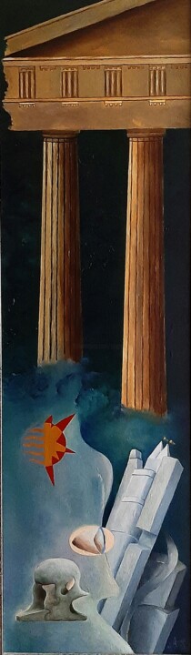 Pittura intitolato "Trasmutazione del p…" da Giovanni Greco, Opera d'arte originale, Olio