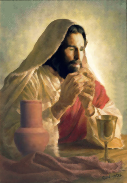 Digital Arts titled "Corpo de Cristo" by Girard Van Dick, Original Artwork, Digital Painting