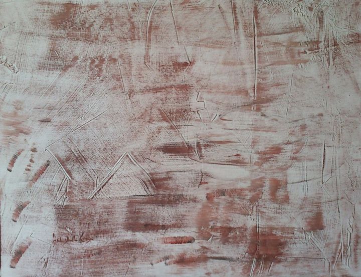 Peinture intitulée "Sans Titre  (Victor…" par Gisèle Dalla Longa, Œuvre d'art originale, Acrylique Monté sur Panneau de bois