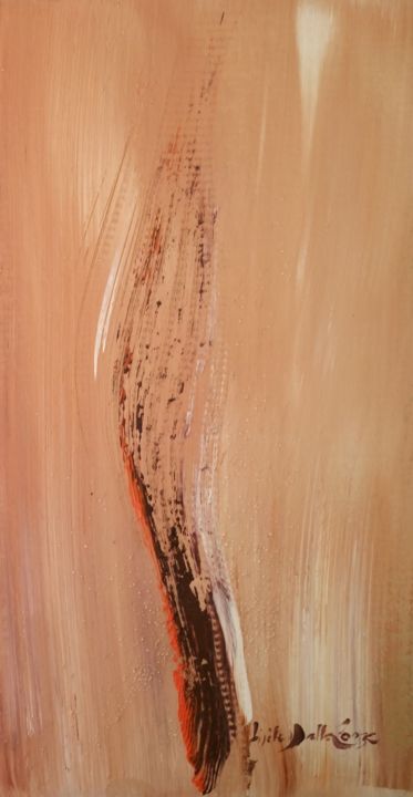 Pittura intitolato "Traces" da Gisèle Dalla Longa, Opera d'arte originale, Acrilico Montato su Pannello di legno