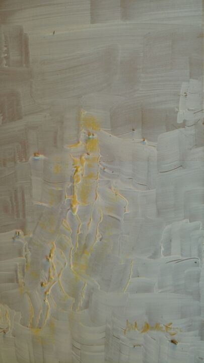 Peinture intitulée "Sans Titre 608C" par Gisèle Dalla Longa, Œuvre d'art originale, Acrylique Monté sur Panneau de bois