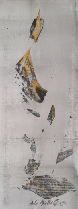 Картина под названием "Sans Titre 371C" - Gisèle Dalla Longa, Подлинное произведение искусства, Акрил