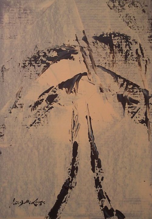 제목이 "Sans Titre  (Trinit…"인 미술작품 Gisèle Dalla Longa로, 원작, 아크릴 목재 패널에 장착됨