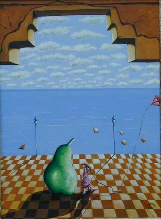 Peinture intitulée "Willian, où es-tu?" par Gisa Hardt, Œuvre d'art originale,