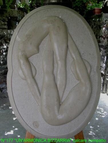 Sculpture titled "-UN'ARMONICA BIZZAR…" by Gisvelto Mele (GEODE), Original Artwork