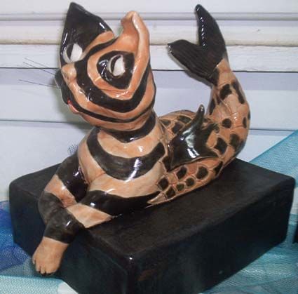 Sculpture titled "Fantasy fish 2" by Luna, Original Artwork