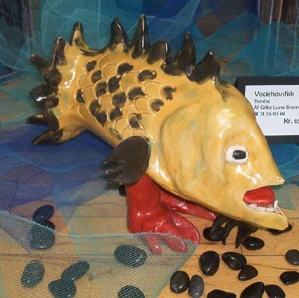 Sculpture titled "Fantasy fish 6" by Luna, Original Artwork