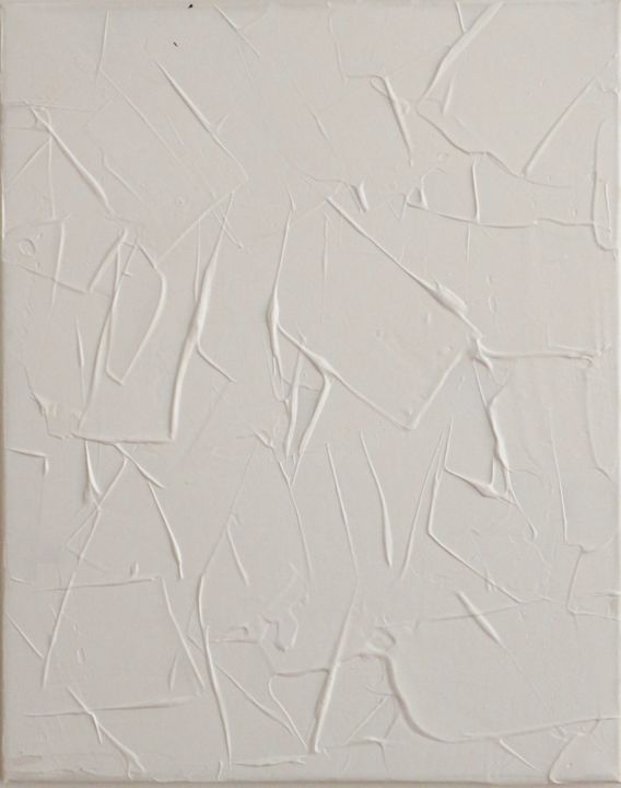 Pintura titulada "White" por Julia Jergh, Obra de arte original, Acrílico