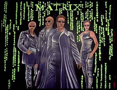 Painting titled "The Matrix" by Giuliano Cavallo, Original Artwork, Oil