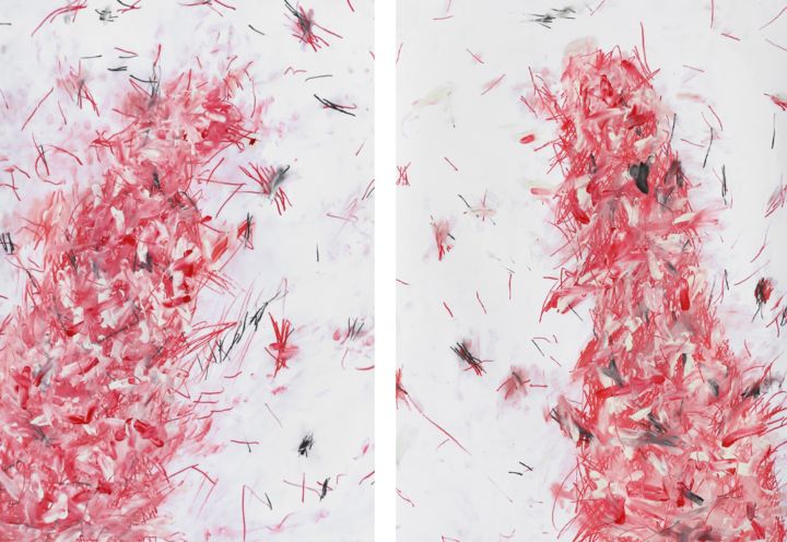 Pittura intitolato ""Verbum caro factum…" da Giulio Benatti, Opera d'arte originale, Olio