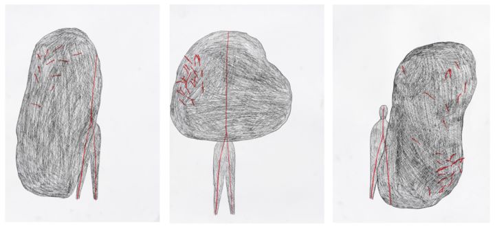 Zeichnungen mit dem Titel ""You are like a lan…" von Giulio Benatti, Original-Kunstwerk, Pastell