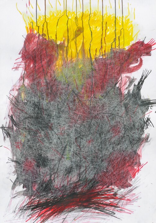 Peinture intitulée "My cocoon tighness…" par Giulio Benatti, Œuvre d'art originale, Acrylique