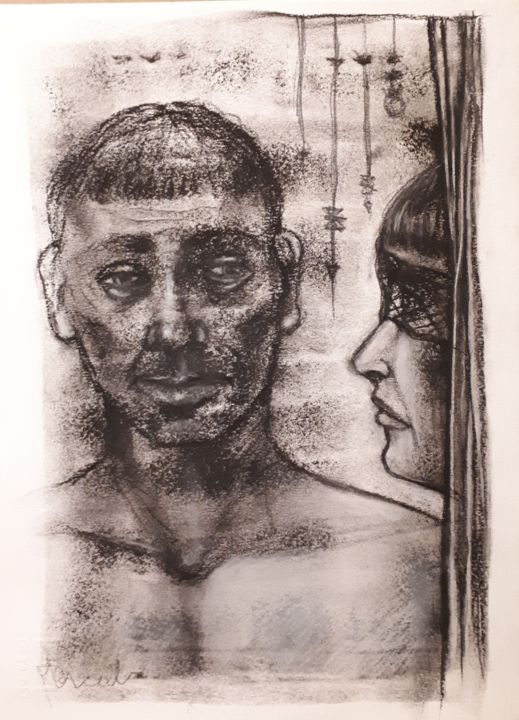 Drawing titled "Infingimenti" by Giuse Iannello, Original Artwork