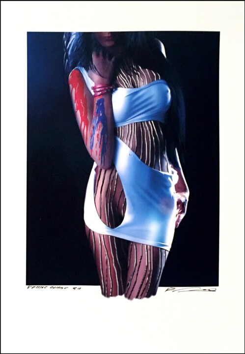 Arte digitale intitolato "Femme comme ca - #A…" da Giuseppe Fortunato, Opera d'arte originale, Pittura digitale