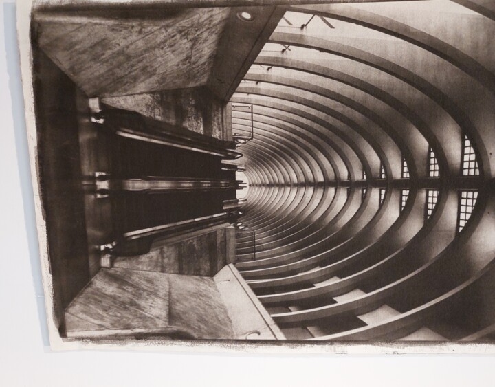 Photographie intitulée "Gare" par Giuseppe Paternesi, Œuvre d'art originale, Photographie manipulée