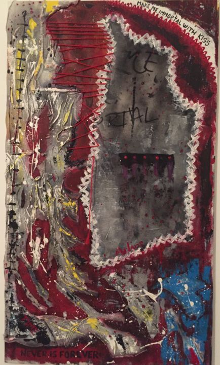 Painting titled "Make me immortal ..." by Un2, Original Art,