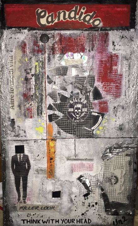Painting titled "QuEsTiOni Di MiLLiM…" by Un2, Original Art, Acrylic