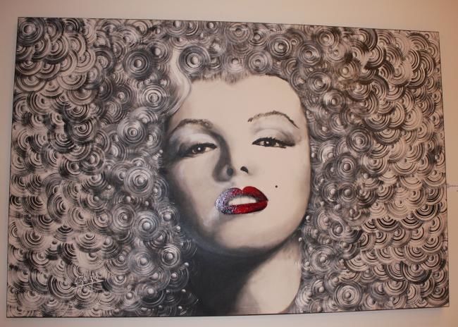 Pintura intitulada "O MITO MARILYN MONR…" por Giuseppe Ranzini, Obras de arte originais, Óleo