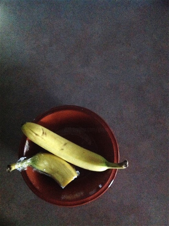 Photographie intitulée "Nature morte Bananes" par Gilbert Laporta, Œuvre d'art originale, Photographie non manipulée
