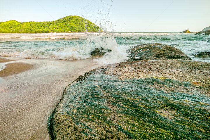 Fotografia intitulada "Morning at the Beach" por Glauco Meneghelli, Obras de arte originais, Fotografia digital