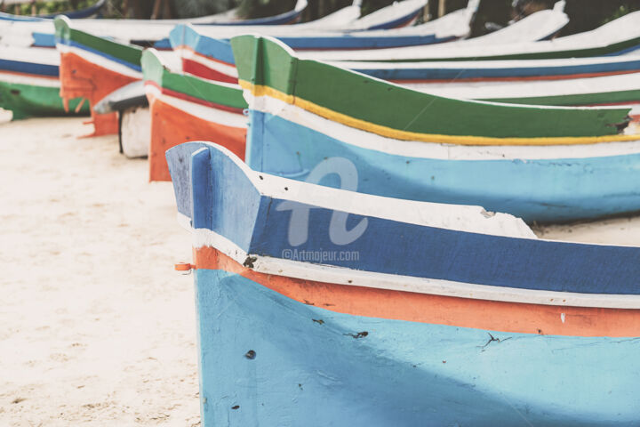 Photography titled "Wooden Boats" by Glauco Meneghelli, Original Artwork, Digital Photography