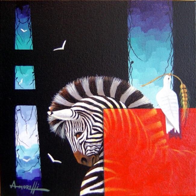 Pintura intitulada "Africa" por Gledson Franqueira Amorelli, Obras de arte originais