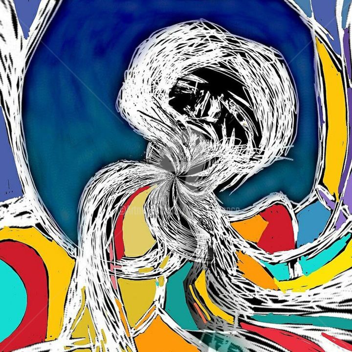 「The Tangled Web of…」というタイトルのデジタルアーツ Glenn Durranceによって, オリジナルのアートワーク, デジタル絵画