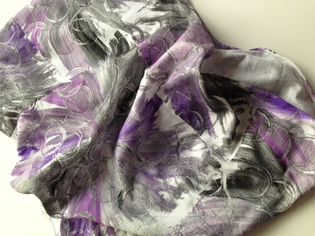 "Purple Passion Gell…" başlıklı Tablo Gloria Nilsson tarafından, Orijinal sanat, Akrilik