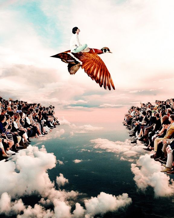 Digital Arts titled "The Dream" by Seta Nua, Original Artwork, Photo Montage