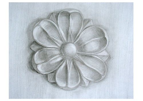 Desenho intitulada "fleur" por Gayane Mayilyan, Obras de arte originais